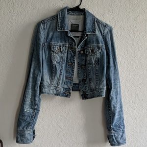 Abercrombie medium wash denim jacket